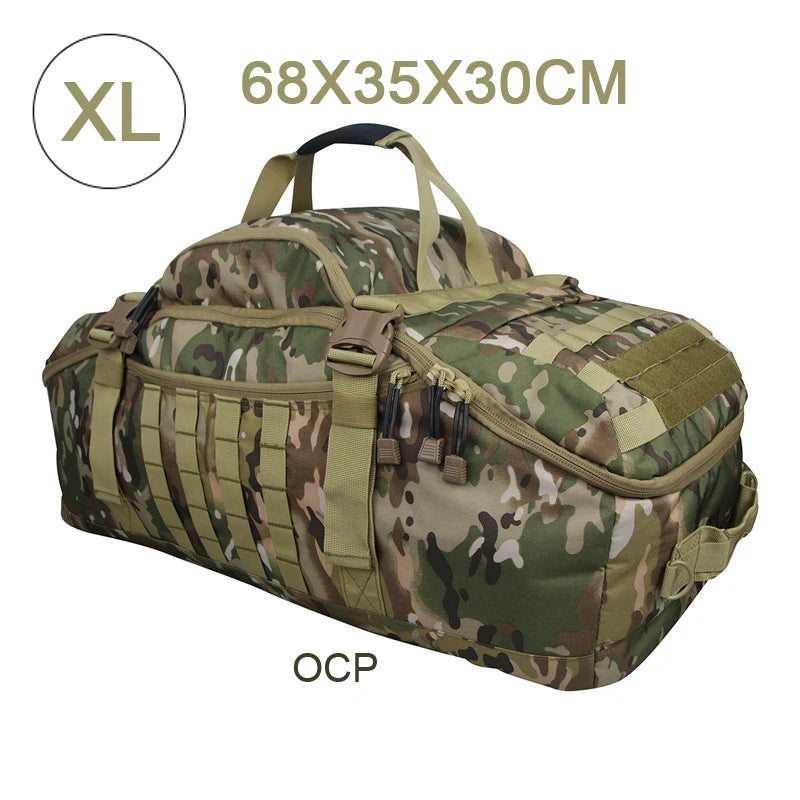 Lqarmy Tactical Backpack And Travel Duffel Bag For Outdoor Use